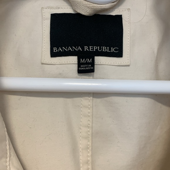 Banana Republic cream utility jacket medium - Picture 3 of 5